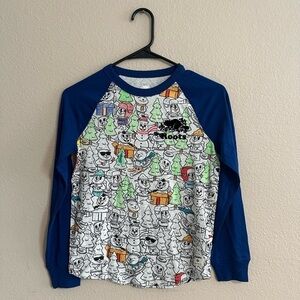 Roots Kids Raglan Sketch Long Sleeve